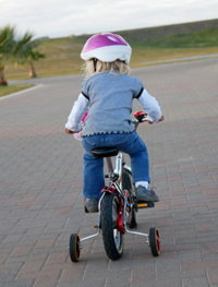 bike with training wheels
